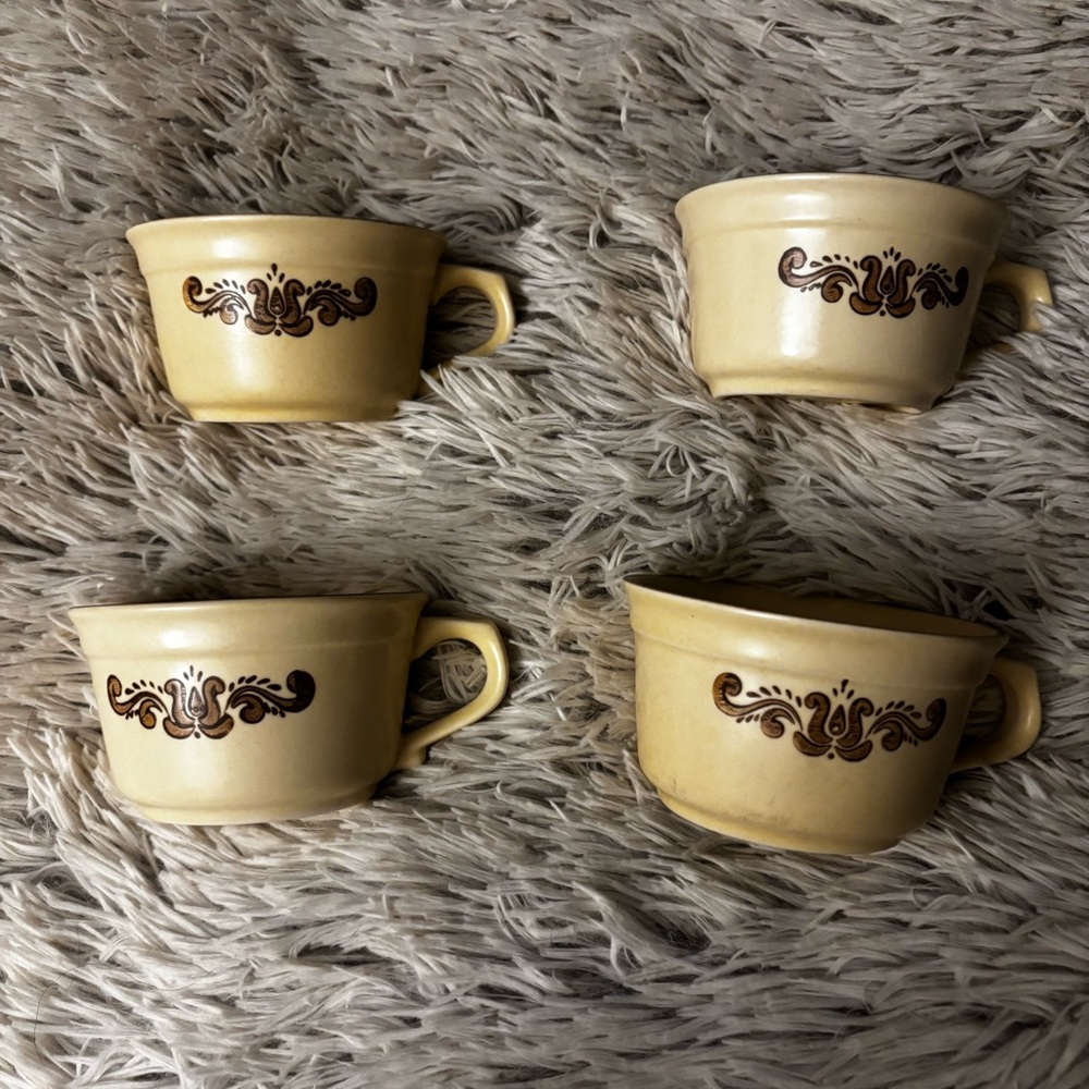 Vintage Pfaltzgraff Village Cups